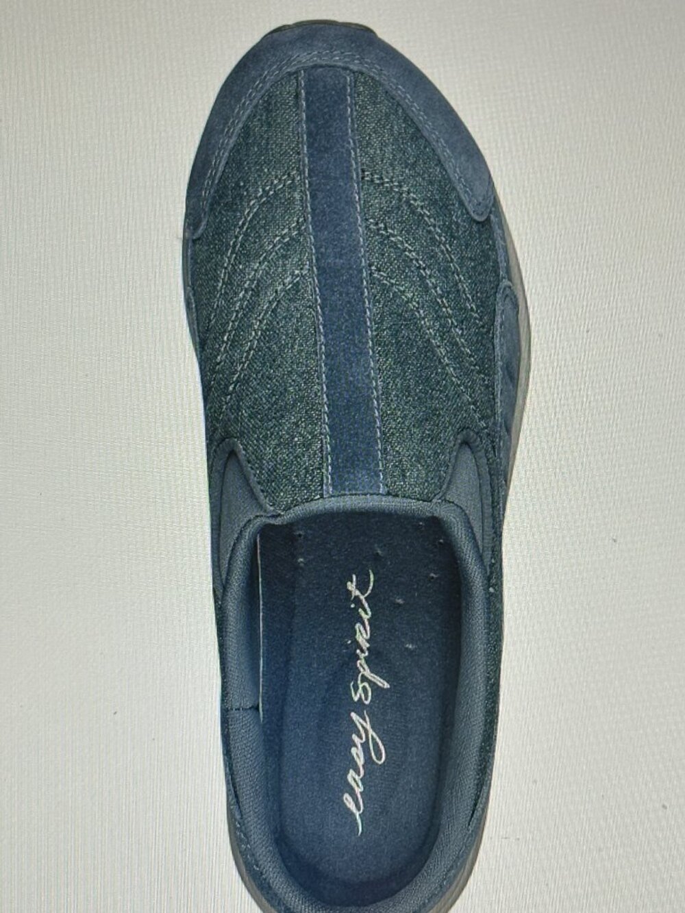 NWOB Easy Spirit Traveltime Clogs Blue Denim Sz 9.5M - Picture 7 of 7